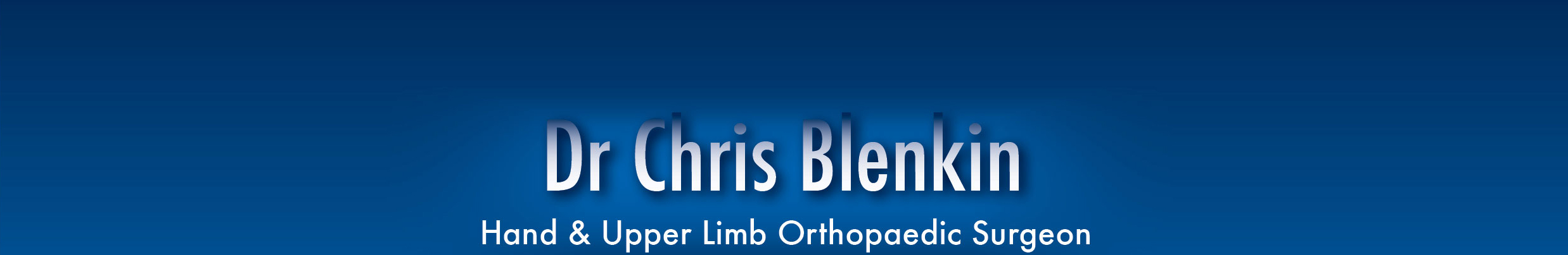 Dr Christopher Blenkin